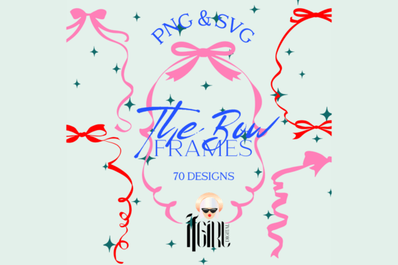 Download Coquette Ribbon Bow Frames Clipart - Premium Resources