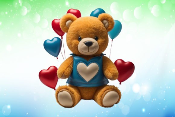 Download Valentine's Day Teddy Bear Illustrations - Valentine Collection